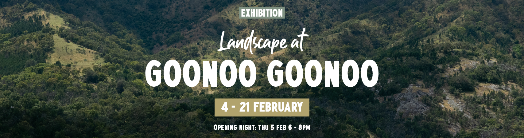Landscape at Goonoo Goonoo group exhibition